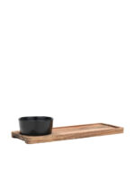 Estia Κεραμική Ορντεβιέρα Μαύρη Ø11cm Π30xΜ11cm Κωδικός: 01-30902