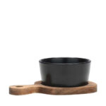 Estia Allure Κεραμική Ορντεβιέρα Μαύρη Π15xΜ10xΥ4.8cm Κωδικός: 01-30896