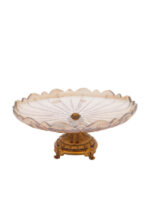 Iliadis Γυάλινη Ορντεβιέρα με Βάση Καφέ Ø31xY15cm Κωδικός: 91673 - Image 2