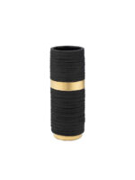 Διακοσμητικό Βάζο Κεραμικό Μαύρο 11.5x11.5xΥ30.5cm Κωδικός: 819-01866