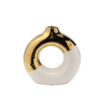 Διακοσμητικό Βάζο Κεραμικό Λευκό 20.5x7.5xΥ20.5cm Κωδικός: 819-01868