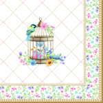 Spring bloom χαρτοπετσετες 33Χ33 σετ/20 τεμαχίων 414SPBL