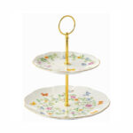 Marva Εταζέρα 2 Ορόφων από Πορσελάνη Πολύχρωμη Ø16cm Κωδικός: 3129DΑΝΒ