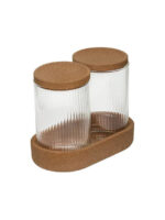 Atmosphera Βάζο Γενικής Χρήσης με Καπάκι & Βάση 13.6x9.6x17.6cm Κωδικός: 214775