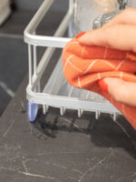 Estia Στεγνωτήρας Νεροχύτη Αλουμινίου σε Διάφανο Χρώμα 12x50x30cm Κωδικός: 01-12526 - Image 2