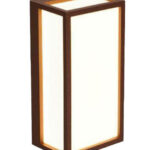 Fos me Επιτοίχια Εξωτερική Πλαφονιέρα LED IP54 10W με Θερμό Λευκό Φως 11x22x8.5εκ. Κωδικός: 17-05205-4