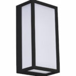 Fos me Επιτοίχια Εξωτερική Πλαφονιέρα LED IP54 10W με Ρυθμιζόμενο Λευκό Φως Κωδικός: 17-05205-2