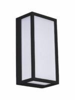 Fos me Επιτοίχια Εξωτερική Πλαφονιέρα LED IP54 10W με Ρυθμιζόμενο Λευκό Φως Κωδικός: 17-05205-2