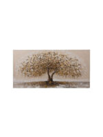 Πινακας Καμβας Δεντρο Καφε Μπεζ Λευκο 120x3x60cm 812-20067 Estheti