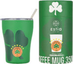 Estia Coffee Mug Save The Aegean Ποτήρι Θερμός Ανοξείδωτο BPA Free 350ml Panathinaikos BC Edition με Καλαμάκι Κωδικός: 00-27254
