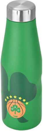 Estia Travel Flask Save the Aegean Μπουκάλι Θερμός Ανοξείδωτο BPA Free 500ml Panathinaikos BC Edition Κωδικός: 00-27193 - Image 3