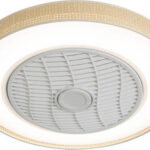 Lineme Ανεμιστήρας Οροφής 53cm με Φως, WiFi και Τηλεχειριστήριο Μπεζ Κωδικός: 02-00336