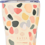 Estia Coffee Mug Save The Aegean Ανακυκλώσιμο Ποτήρι Θερμός Ανοξείδωτο BPA Free 350ml Hue Pebbles με Καλαμάκι Κωδικός: 01-31718