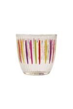 Ποτήρι Νερού 290ml Σετ 4τμχ. Rakle Stripes Multicolor Κωδικος: 847060