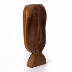 Φιγούρα  Πρόσωπο Ξύλινο ΚΑΦΕ 19x5x42cm Κωδικός 819-01701
