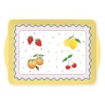 Fruit Mania δίσκος μελαμίνης με λαβές 33Χ22εκ. Κωδικός: 531FMAN