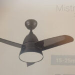 Lineme Mistral Ανεμιστήρας Οροφής 91cm Μαύρος Κωδικός: 02-00346