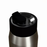 Estia Lens Save The Aegean Μπουκάλι Θερμός Ανοξείδωτο BPA Free 360ml Brushed με Καλαμάκι - Image 3