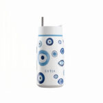 Estia Lens Save The Aegean Μπουκάλι Θερμός Ανοξείδωτο 360ml Spirit Luck με Καλαμάκι