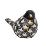 Διακοσμητικο Πουλι Μαυρο – Χρυσο 16.5x7x7.5cm 819-01211