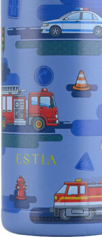Estia Wonder Bottle Save The Aegean Ανοξείδωτο Παιδικό Παγούρι Θερμός με Καλαμάκι Non Spill City Hereos 500ml - Image 2