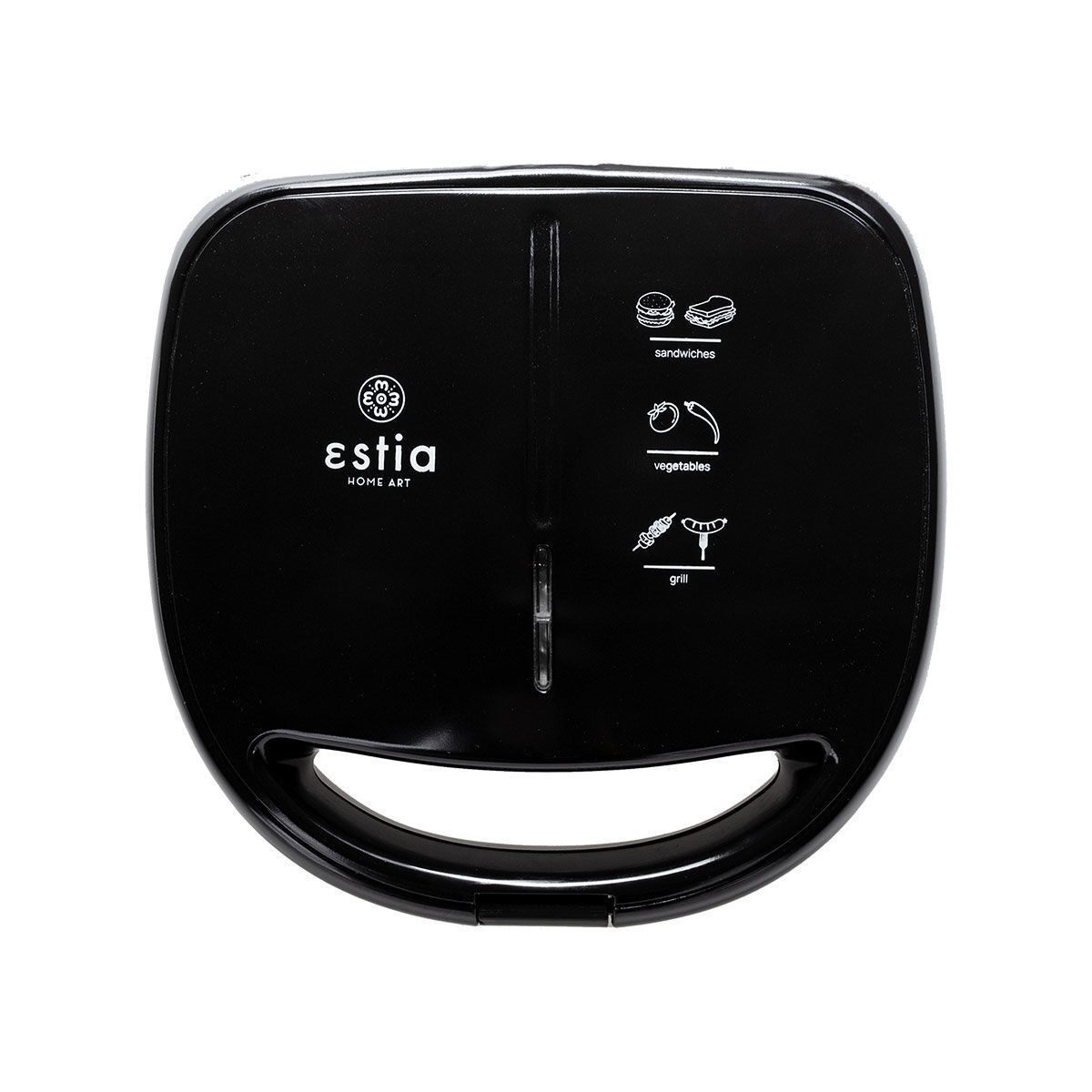 Estia Infinity Τοστιέρα με Αποσπώμενες Πλάκες για 2 Τοστ 850W Μαύρη - Image 1