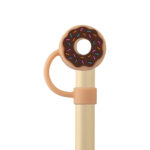 Estia Donut Κάλυμμα για Καλαμάκι από Πλαστικό Μπεζ 01-41083