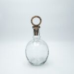 Καραφα  Γυαλινη - Μεταλλικη Μπροντζε 25x12cm 819-01295