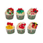 Iliadis Cupcake Με Χριστουγεννιάτικες Φιγούρες 6 Σχέδια Φ7,5cm- Τυχαία Επιλογή 91794