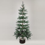 Χριστουγεννιάτικο Δέντρο Δανία με Ξύλινο Κορμό 210εκ. Κωδικός: 600-30643