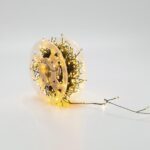 Λαμπακια 400 mini led cluster πράσινο καλώδιο θερμό-λευκό led 20m 600-08375
